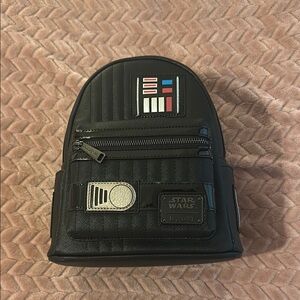 Loungefly Star Wars Black Mini Backpack